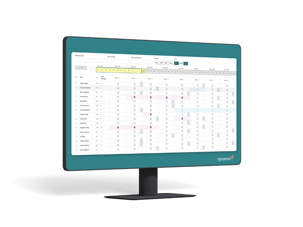 Ferie- og permisjonsplanlegger