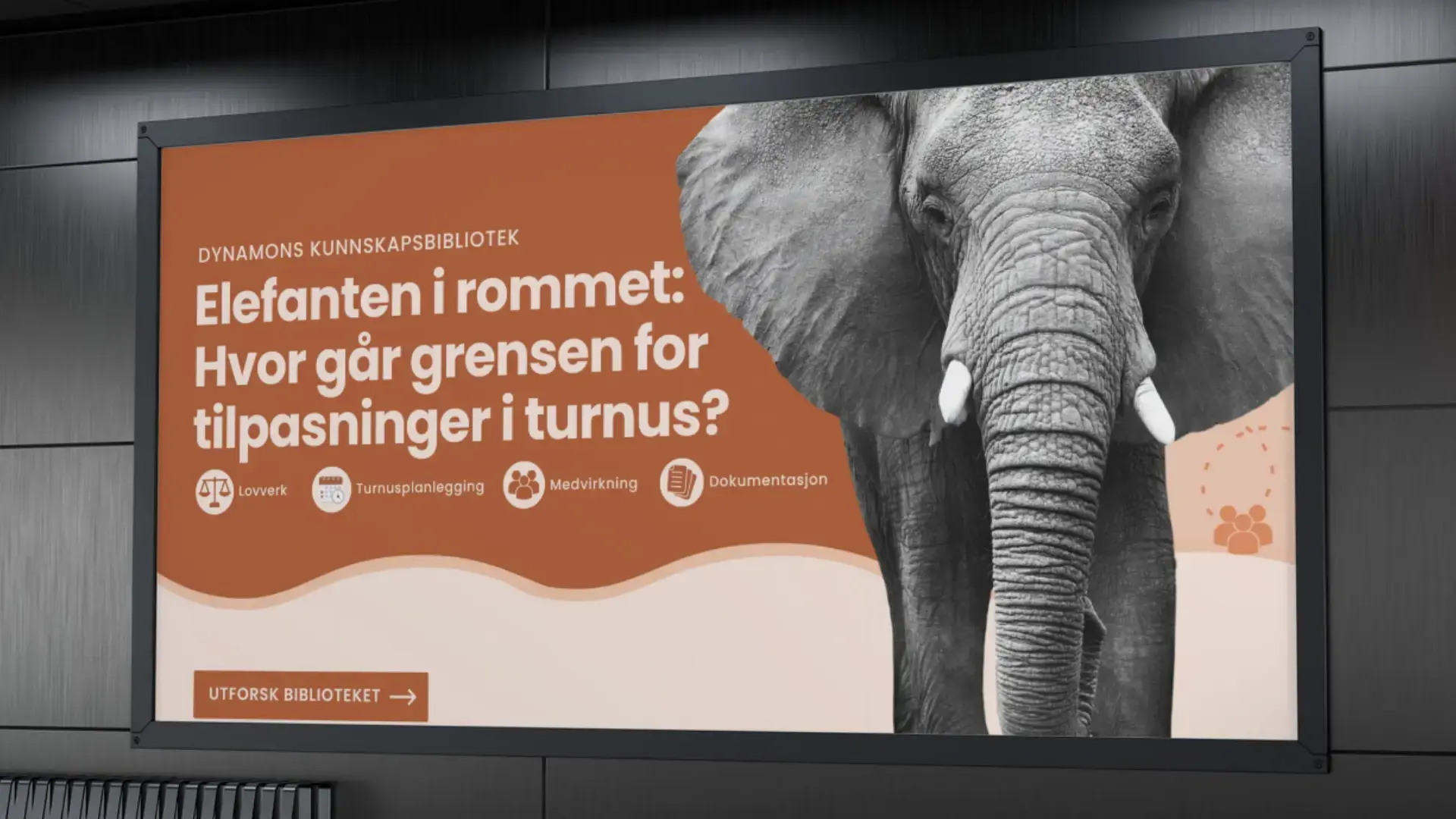 Elefanten i rommet: Hvor går grensen for tilpasninger i turnus?